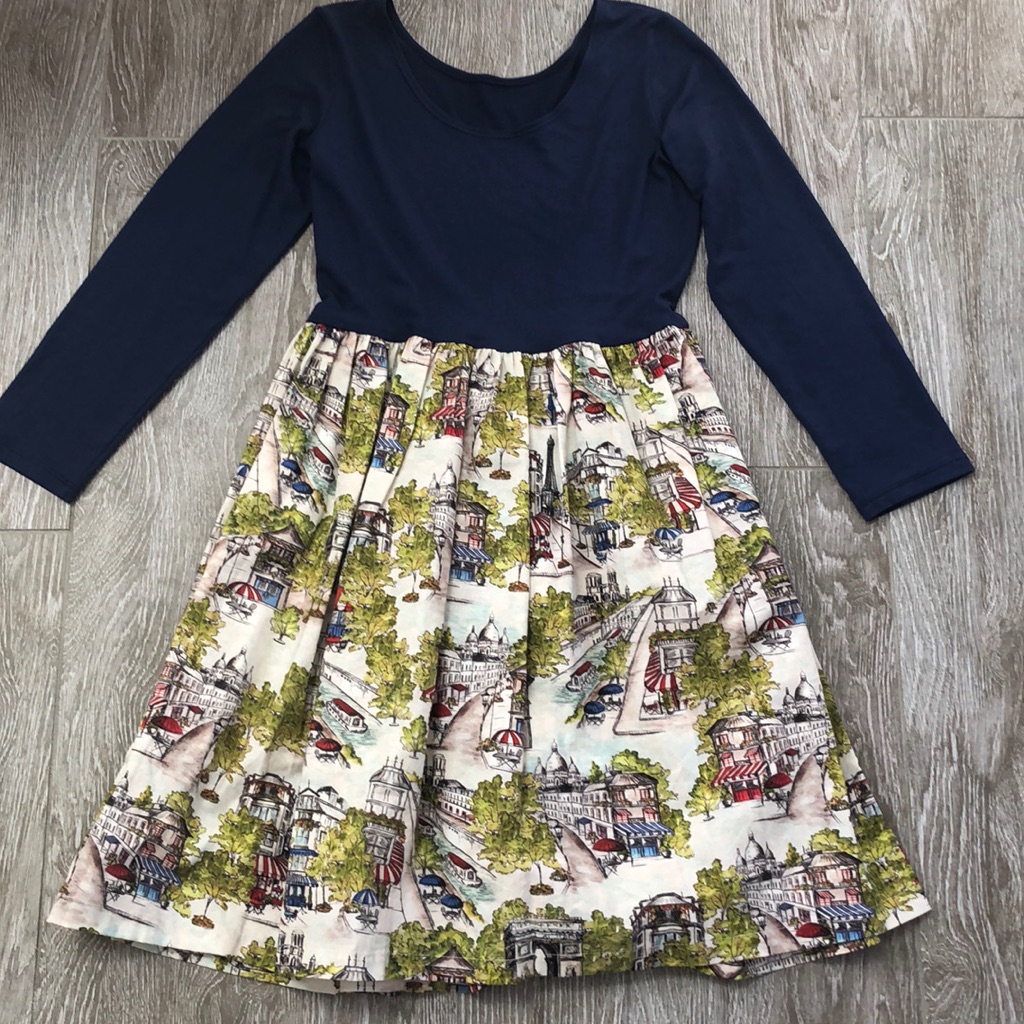 Nordstrom Girls Long Sleeve Fit & Flare Dress